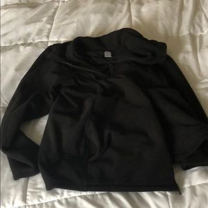 Maternity fleece zip up jacket.